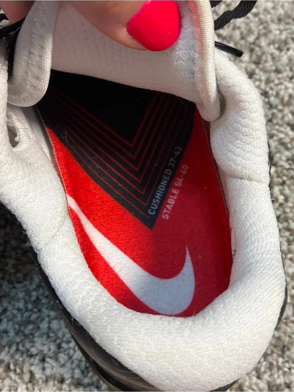 Nike Metcon 5 Amp White  Black training shoe.  Naughty and nice list